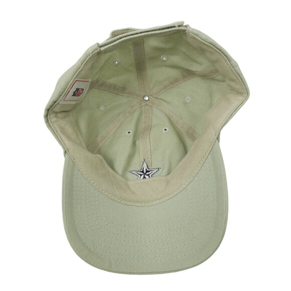 NFL Dallas Cowboys Football Strapback Adjustable Size Cap Baseball Hat Khaki - Picture 5 of 13